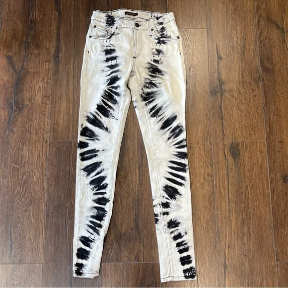 James jeans twiggy tie dye skinny jean SZ 26/2 - Picture 2 of 6